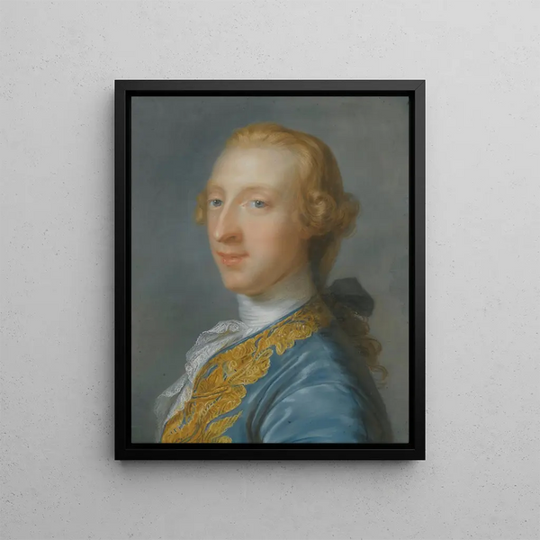 Portrait painting of Thomas Brudenell, later Brudenell, 1st Earl of Ailesbury - Katherine Read — framed artwork on a wall