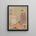 The Fourth Month of Shigatsu - Katsukawa Shunchō — framed artwork on a wall