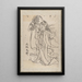 Sketchbook by Katsushika Hokusai and his disciples Pl14 - Katsushika Hokusai — framed artwork on a wall