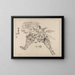 Sketchbook of Katsushika Hokusai and his disciples Pl24 - Katsushika Hokusai — framed artwork on a wall