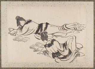 Sketchbook of Katsushika Hokusai and his disciples Pl27 - Katsushika Hokusai — artwork view