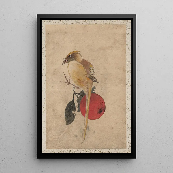 Sketchbook by Katsushika Hokusai and his disciples Pl34 - Katsushika Hokusai — framed artwork on a wall