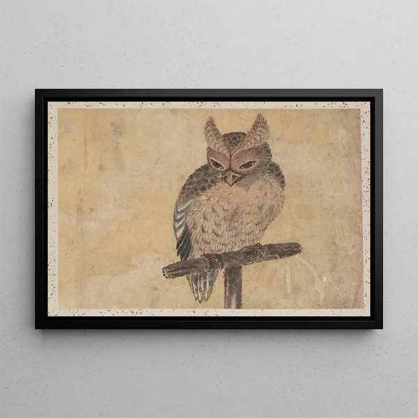 Sketchbook by and his disciples Pl40 - Katsushika Hokusai — framed artwork on a wall