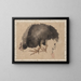 Sketchbook of Katsushika Hokusai and his disciples Pl45 - Katsushika Hokusai — framed artwork on a wall