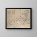 Sketchbook of Katsushika Hokusai and his disciples Pl56 - Katsushika Hokusai — framed artwork on a wall