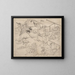 Sketchbook of Katsushika Hokusai and his disciples Pl59 - Katsushika Hokusai — framed artwork on a wall