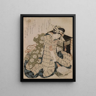 Katsushika Hokusai - Courtesan asleep.webp