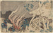 Chasers or Forest Workers Warming Up at Dusk Minamoto No Muneo Yuki - Katsushika Hokusai — artwork view