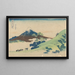 Col d'Inume dans la province de Kai - Katsushika Hokusai — framed artwork on a wall