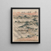 Karasaki not today - Katsushika Hokusai — framed artwork on a wall