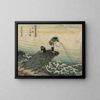 Ksh kajikazawa - Katsushika Hokusai — framed artwork on a wall