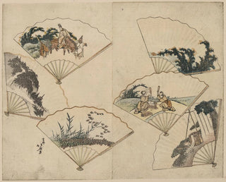 The bath of Mutamagawa - Katsushika Hokusai — artwork view