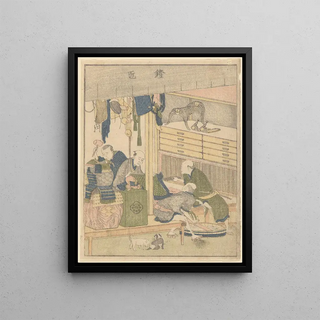 Katsushika Hokusai - Saddlery Shop.webp