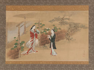 Faces of the Evening, chapter of the Tale of Genji - Kawamata Tsunemasa — artwork view