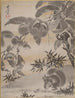 Squirrels gathering chestnuts - Kawanabe Kyōsai — artwork view