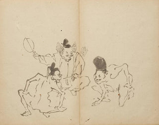 Fight match painting - Kawanabe Kyōsai — artwork view
