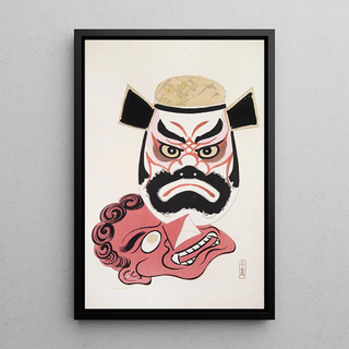 Illustrations collected from Japanese toys by Kyosen Pl024 - Kawasaki Kyōsen — framed artwork on a wall