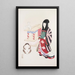 Illustrations collectées de jouets japonais Pl087 - Kawasaki Kyōsen — framed artwork on a wall