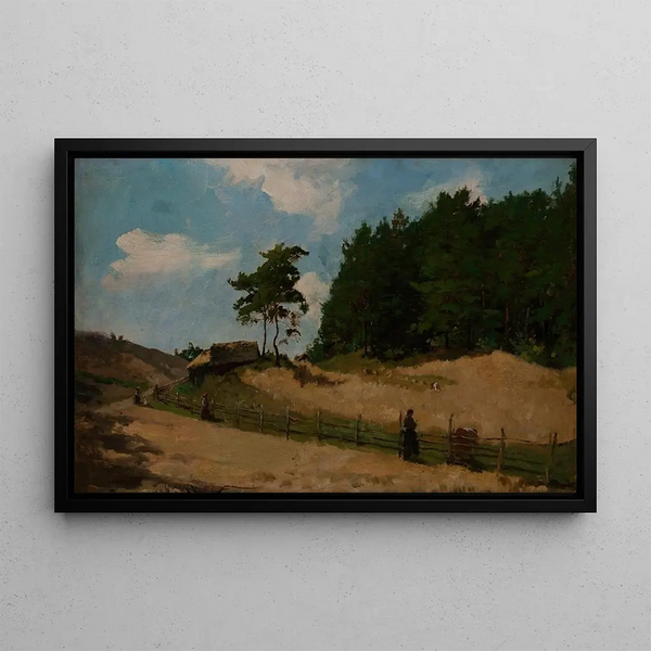 Landscape - Kazimierz Alchimowicz — framed artwork on a wall