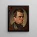 Portrait of a Man - Kazimierz Mordasewicz — framed artwork on a wall