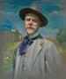 Self-portrait painting - Kazimierz Mordasewicz — artwork view