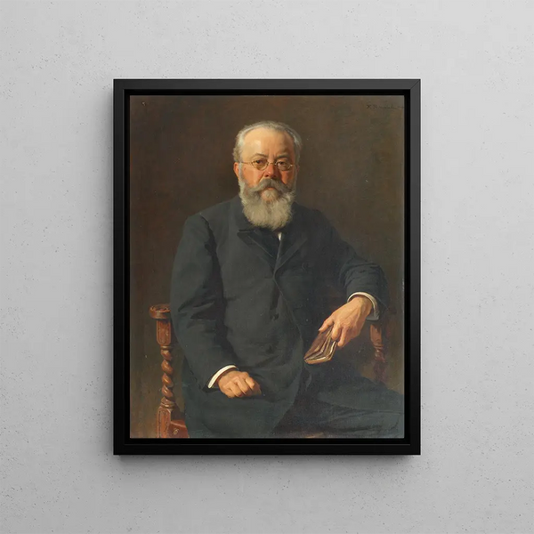 Dr. Wilhelm Ritter von Hartel - Kazimierz Pochwalski — framed artwork on a wall