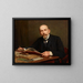 Portrait of Zdzisław Morawski - Kazimierz Pochwalski — framed artwork on a wall