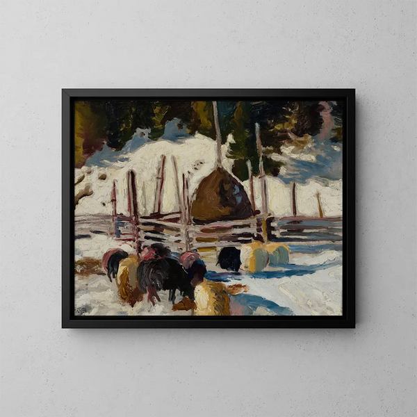 Landscape Study - Kazimierz Sichulski — framed artwork on a wall