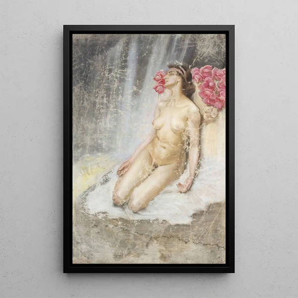 Nude - Kazimierz Stabrowski — framed artwork on a wall