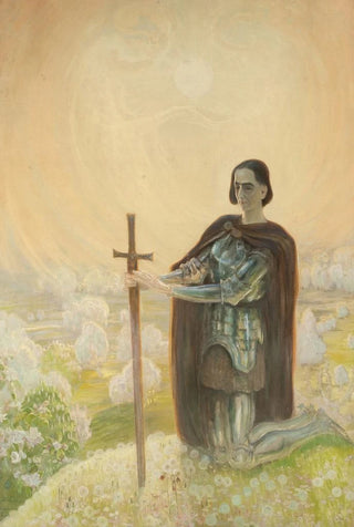 Prayer on the battlefield - Kazimierz Stabrowski — artwork view