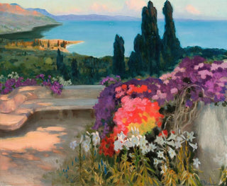 Landscape of the South Taormina - Kazimierz Stabrowski — artwork view