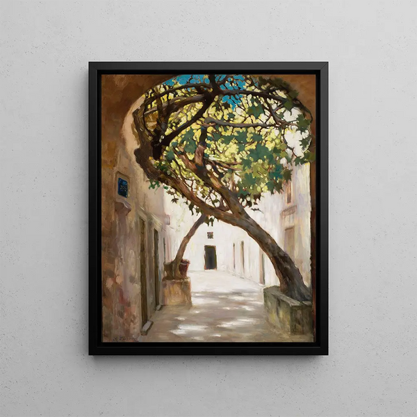Rue de Sarajevo - Kazimierz Stabrowski — framed artwork on a wall