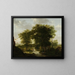 Forest Landscape Painting - Kazimierz Jan — framed artwork on a wall
