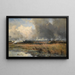 Storm passing through Ely - Keeley Halswelle — framed artwork on a wall