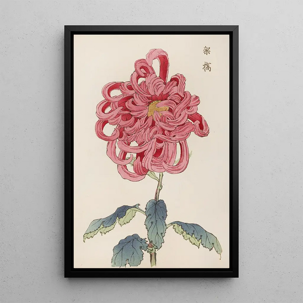 Keika hyakugiku Pl25 - Keika Hasegawa — framed artwork on a wall
