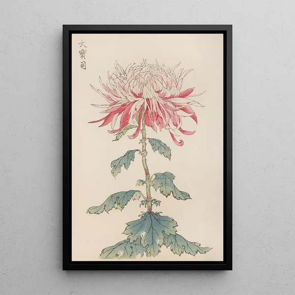 Keika hyakugiku Pl28 - Keika Hasegawa — framed artwork on a wall