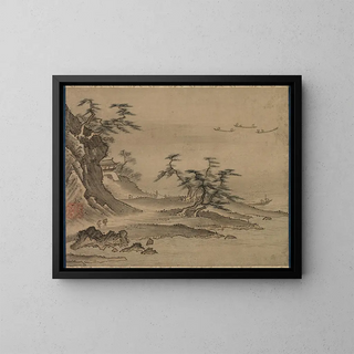 View of Xiao Xiang - Kenkō Shōkei — framed artwork on a wall
