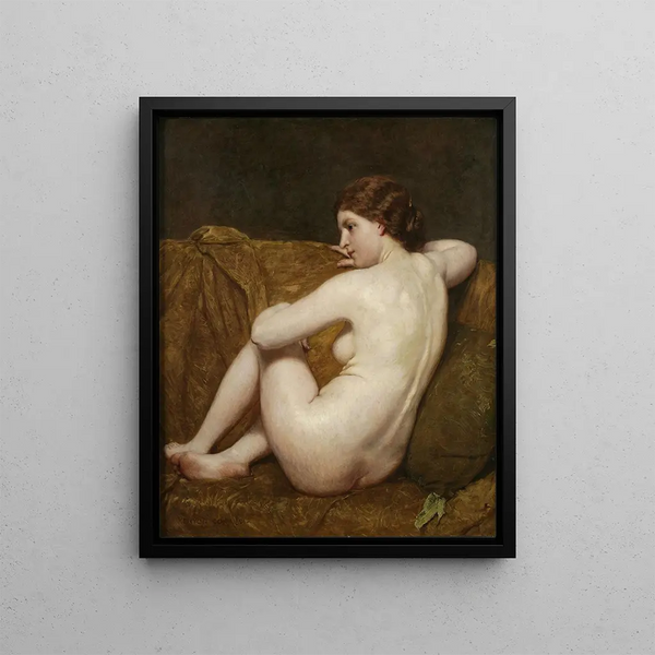 A Blonde - Kenyon Cox — framed artwork on a wall