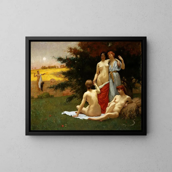 Une Éclogue - Kenyon Cox — framed artwork on a wall