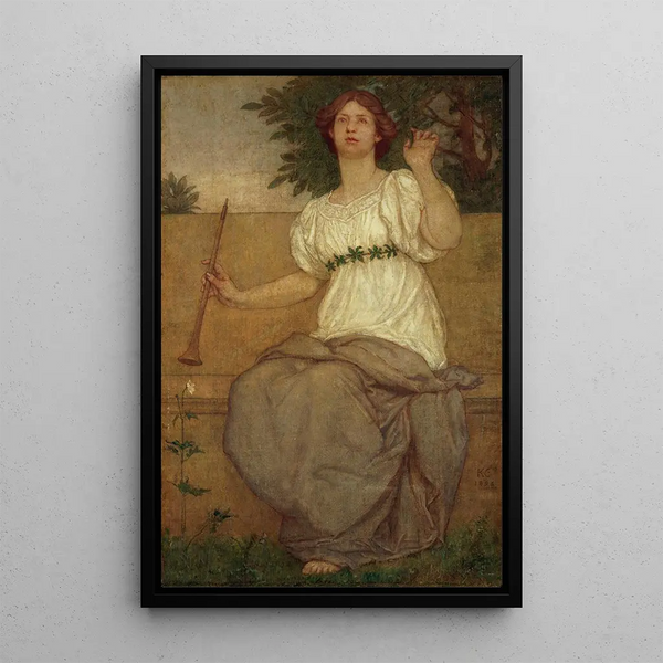 Birdsong Painting - Kenyon Cox — framed artwork on a wall