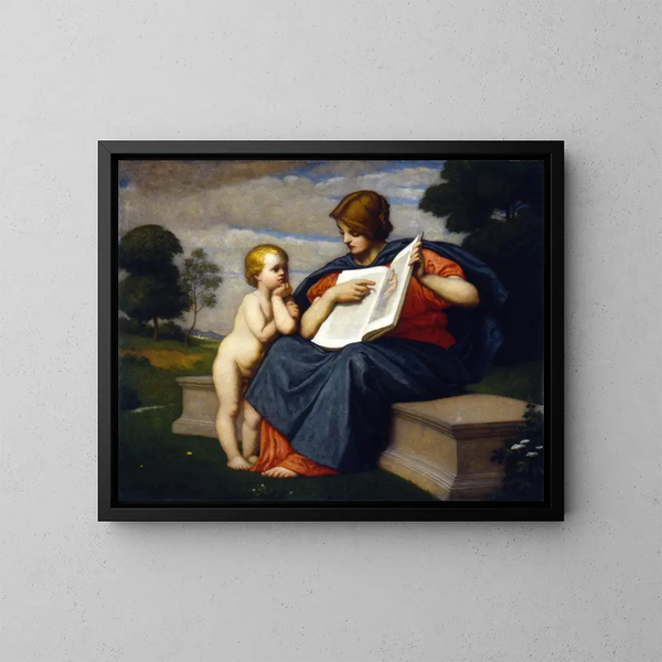Livre d'images - Kenyon Cox — framed artwork on a wall