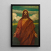 Christ Painting - Kenyon Cox — framed artwork on a wall