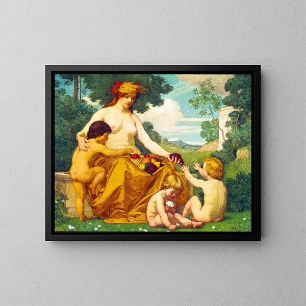 Abondance - Kenyon Cox — framed artwork on a wall