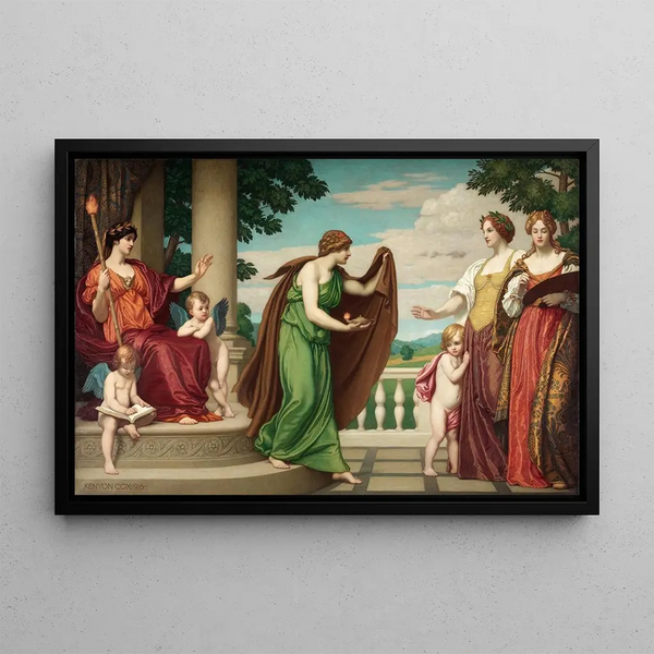 Traditional Painting - Kenyon Cox — framed artwork on a wall