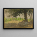 Couple Enlacé Couché dans un Paysage - Ker Xavier Roussel — framed artwork on a wall