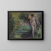 Nude in the greenery - Ker Xavier Roussel — framed artwork on a wall