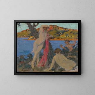 in the Mediterranean - Ker Xavier Roussel — framed artwork on a wall