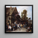 Kermesse le jour de la Saint-Georges - David Teniers The Younger — framed artwork on a wall