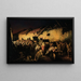 Les Réfugiés - Kerr Eby — framed artwork on a wall