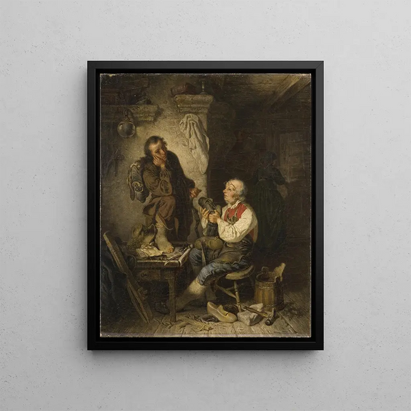 A traveling companion - Kilian Zoll — framed artwork on a wall